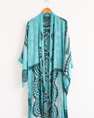 Long Silk Kimono #11
