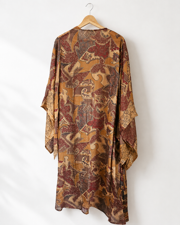 Long Silk Kimono #17