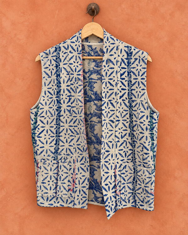 Kantha Vest s/m #7
