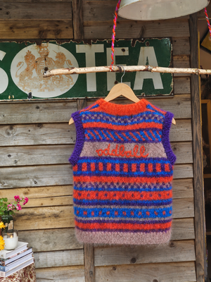 Jenny Rose Mohair Vest: The Oddball #4