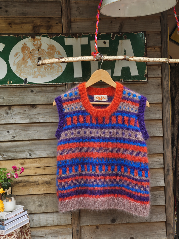Jenny Rose Mohair Vest: The Oddball #4