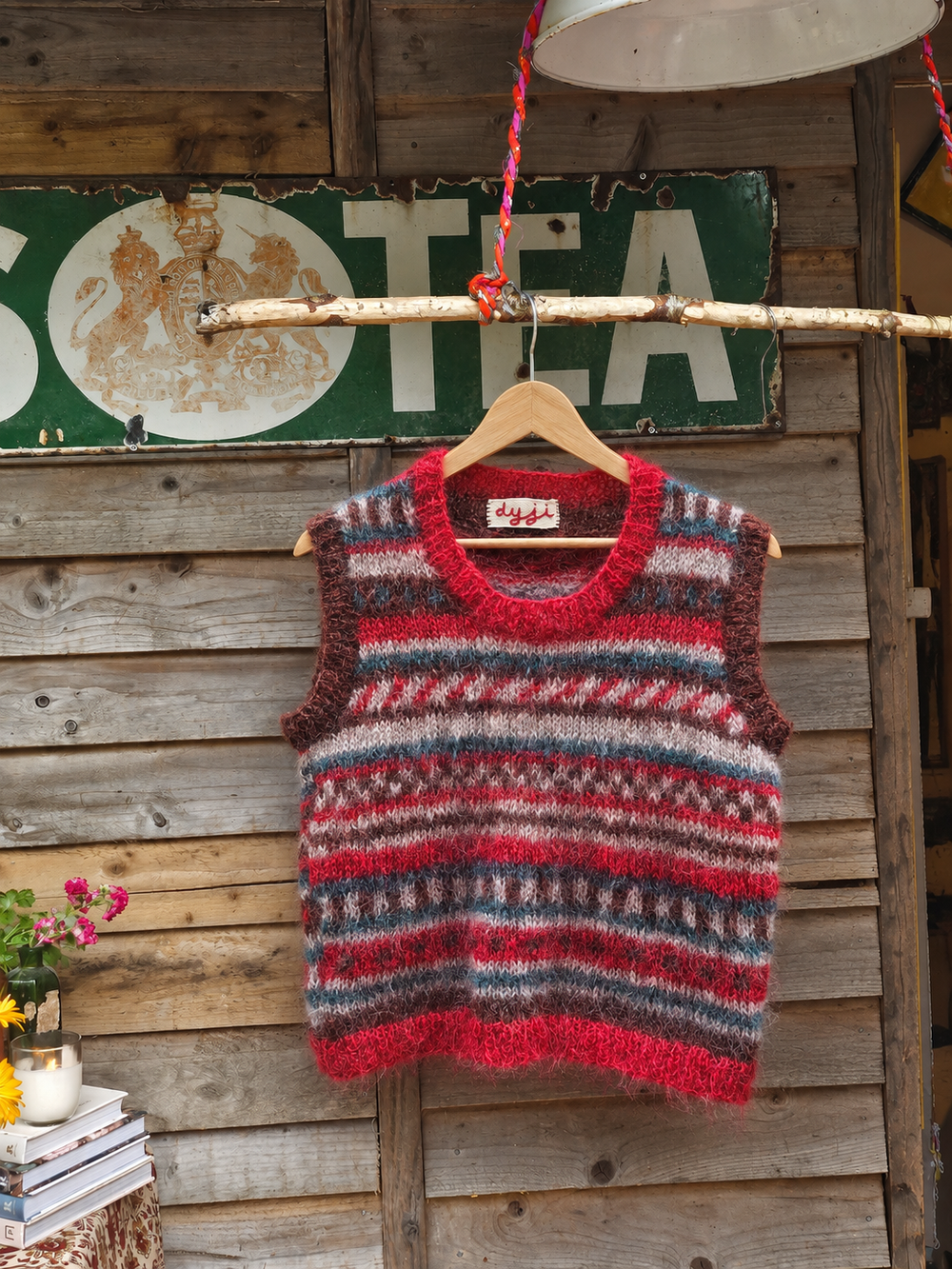 Jenny Rose Mohair Vest: The Oddball #5