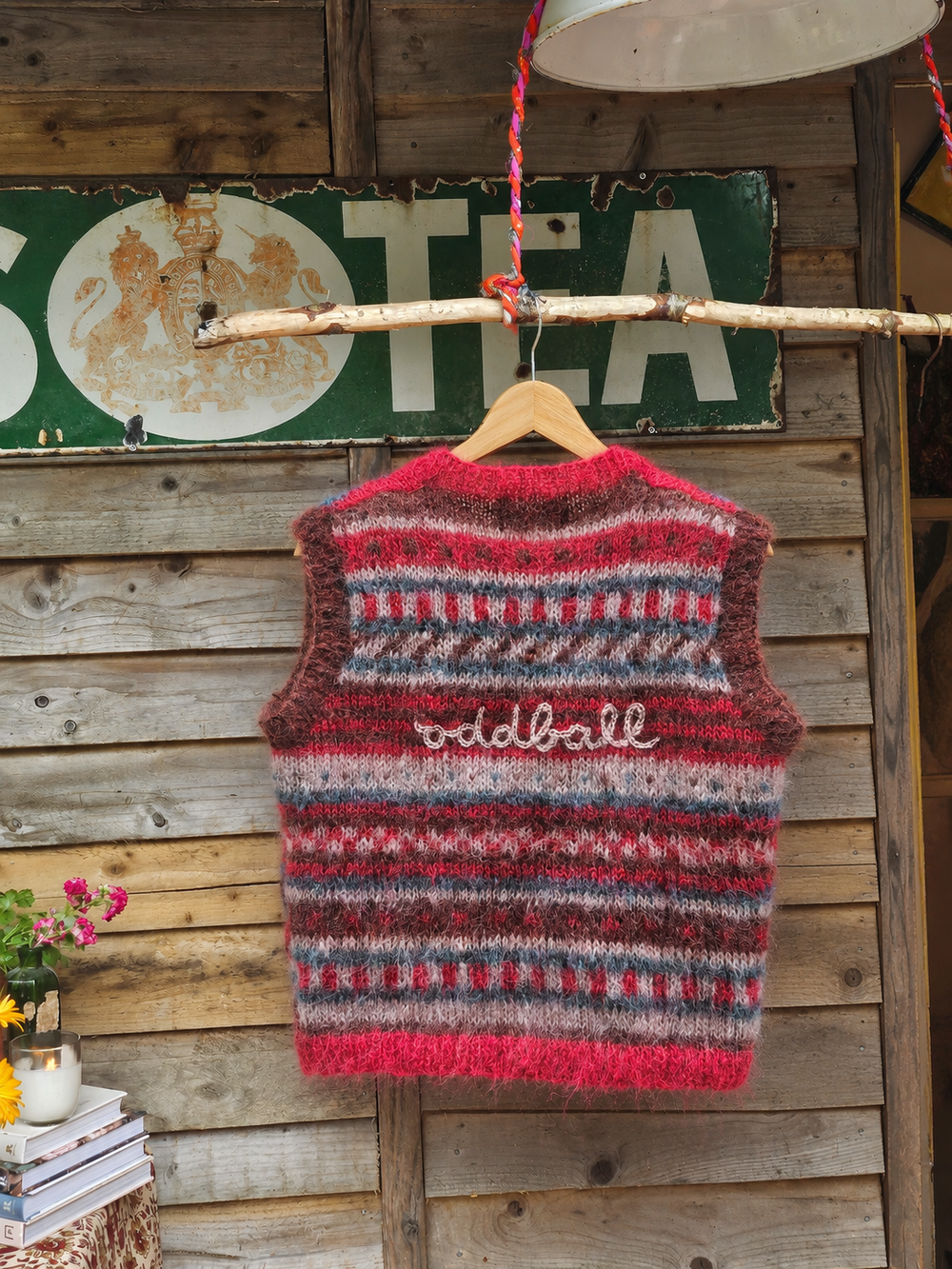 Jenny Rose Mohair Vest: The Oddball #5