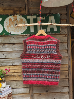 Jenny Rose Mohair Vest: The Oddball #5