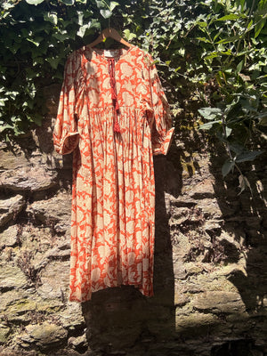 The Paige Dress - Dusty Peach