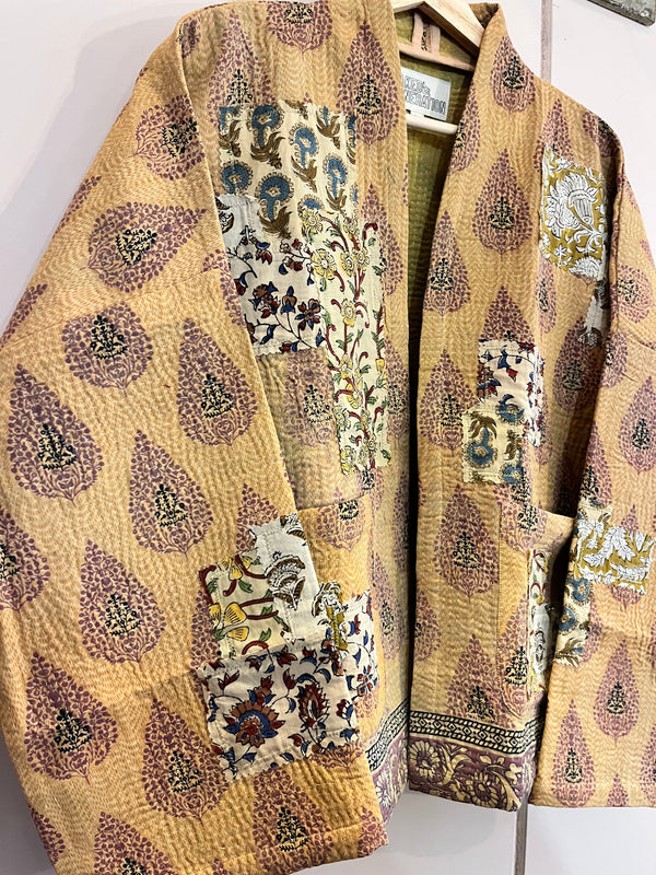 Penny Patchwork Kantha Jacket S/M 12