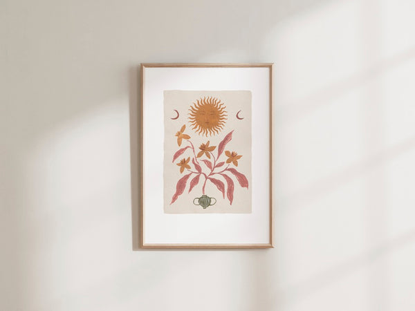 Daffodil Sun Art Print