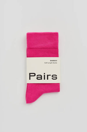 Pairs Bamboo Socks - 4 colours available