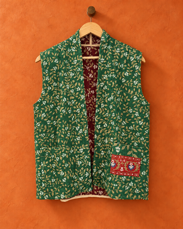 Kantha Vest s/m #4