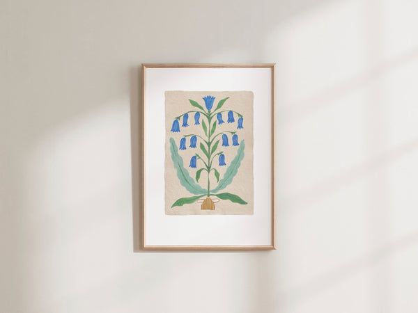 Fairy Bluebell Art Print