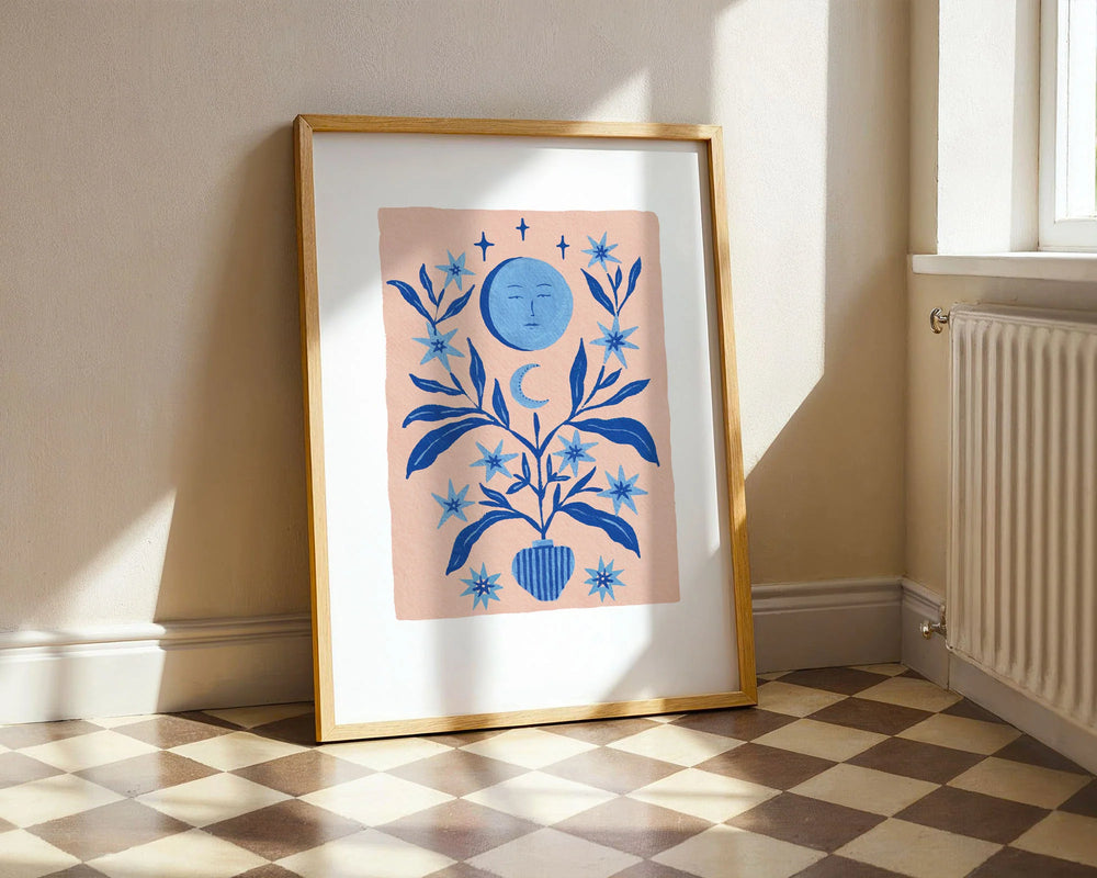 Blue Moon Art Print
