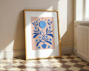 Blue Moon Art Print