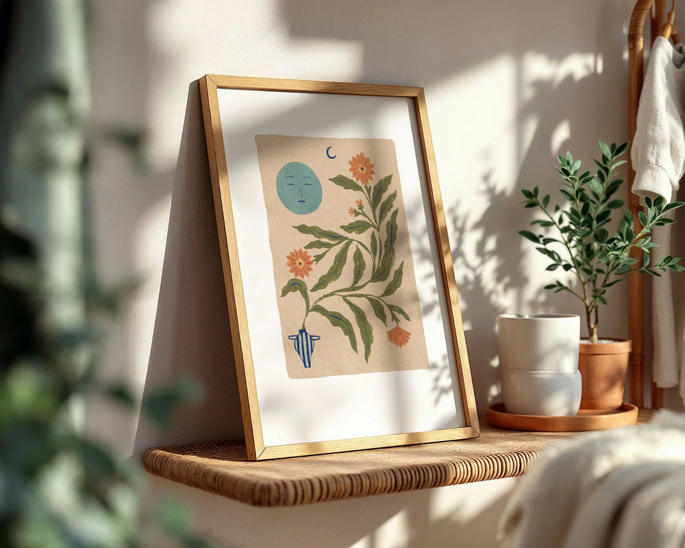 Marigold Moon Art Print