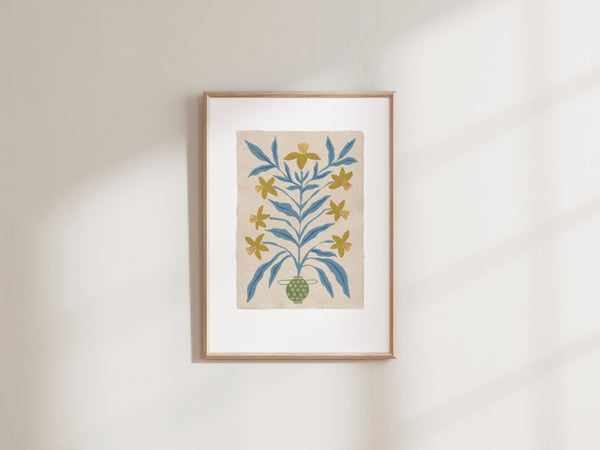 Hopeful Daffodil Art Print