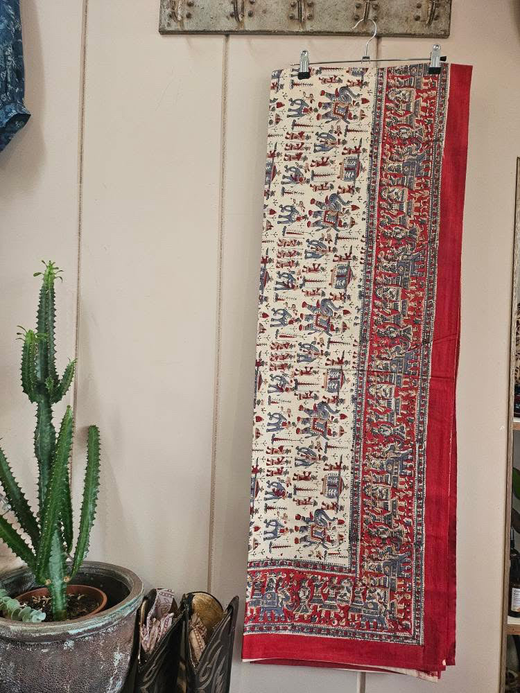 Hand Block Printed Table Cloth #1
