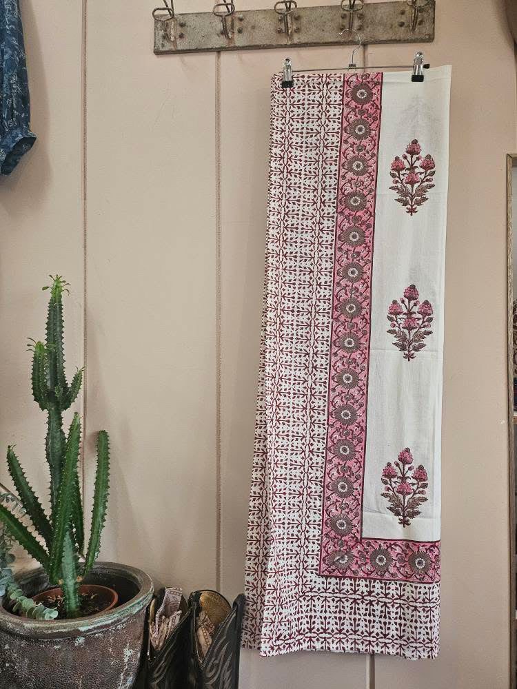 Hand Block Printed Table Cloth #4
