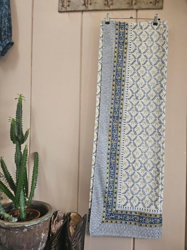 Hand Block Printed Table Cloth #7