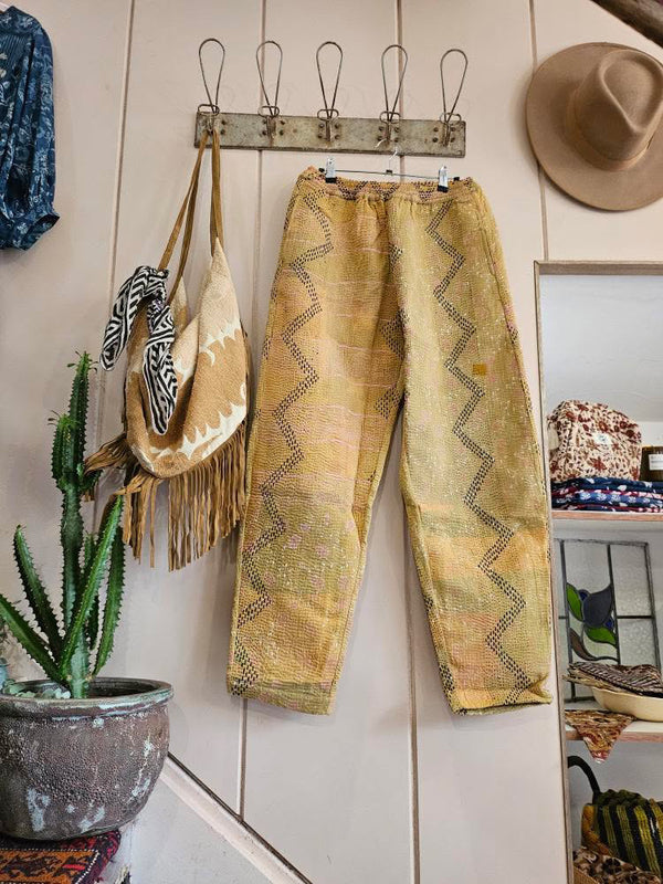 Paloma Kantha Pants - S/M #7