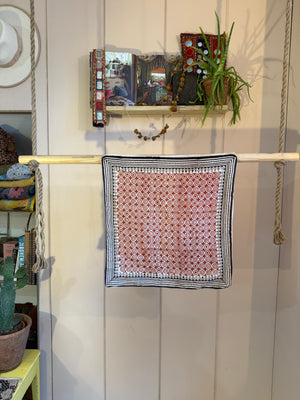 Block Printed Neckerchief - standard #1