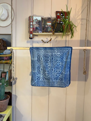 Block Printed Neckerchief - standard #4