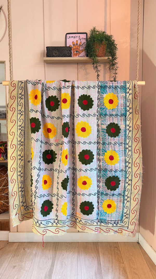 One-of-a-Kind Wanderlust Kantha #1