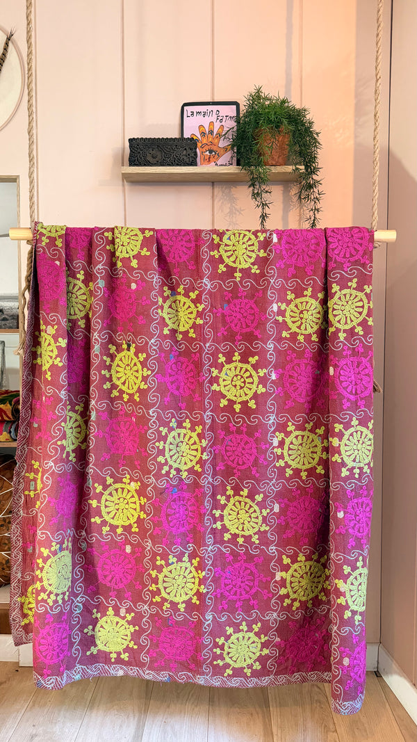 One-of-a-Kind Wanderlust Kantha #2