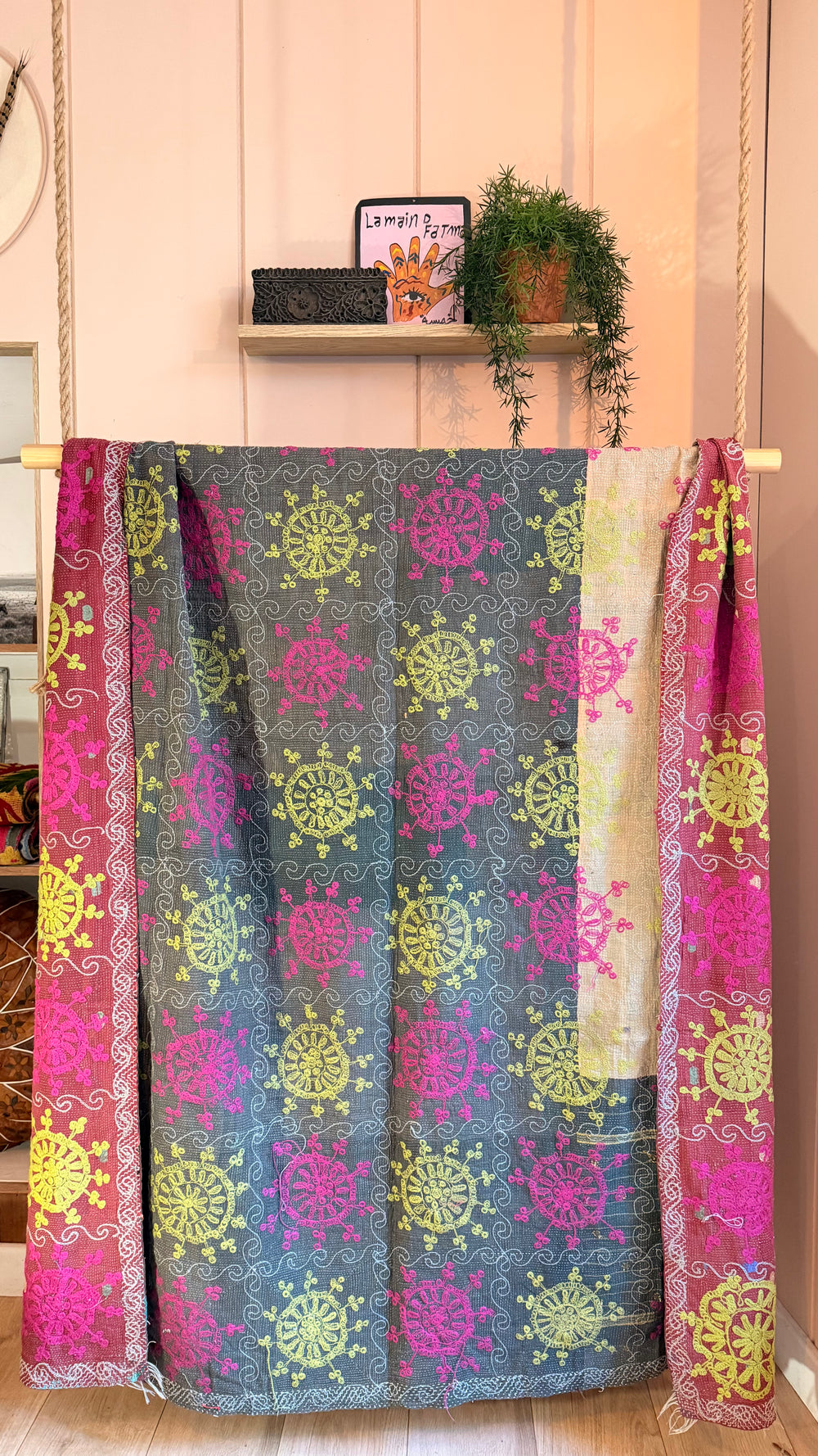 One-of-a-Kind Wanderlust Kantha #2