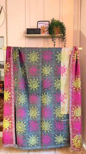 One-of-a-Kind Wanderlust Kantha #2