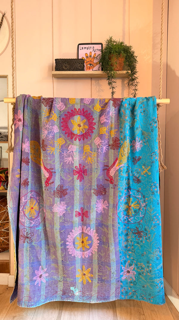 One-of-a-Kind Wanderlust Kantha #3
