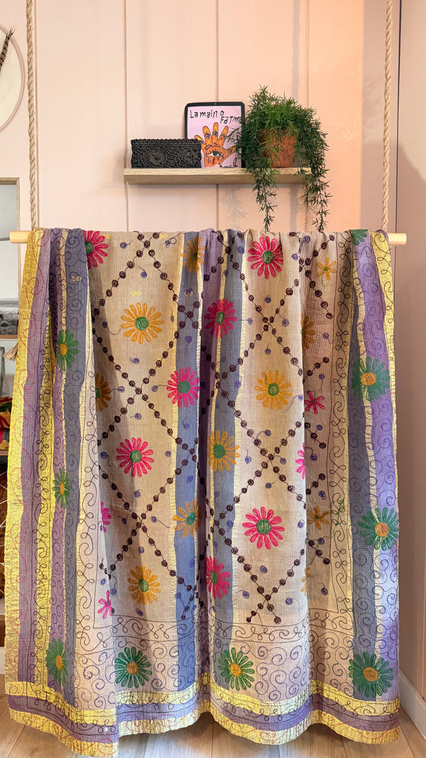 One-of-a-Kind Wanderlust Kantha #4