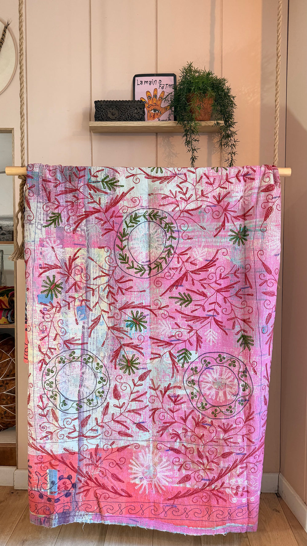 One-of-a-Kind Wanderlust Kantha #5
