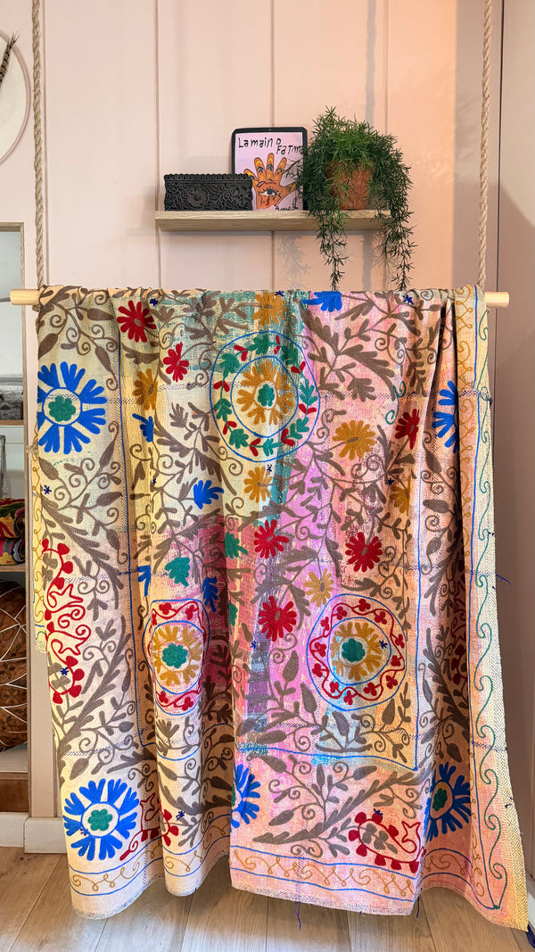 One-of-a-Kind Wanderlust Kantha #16