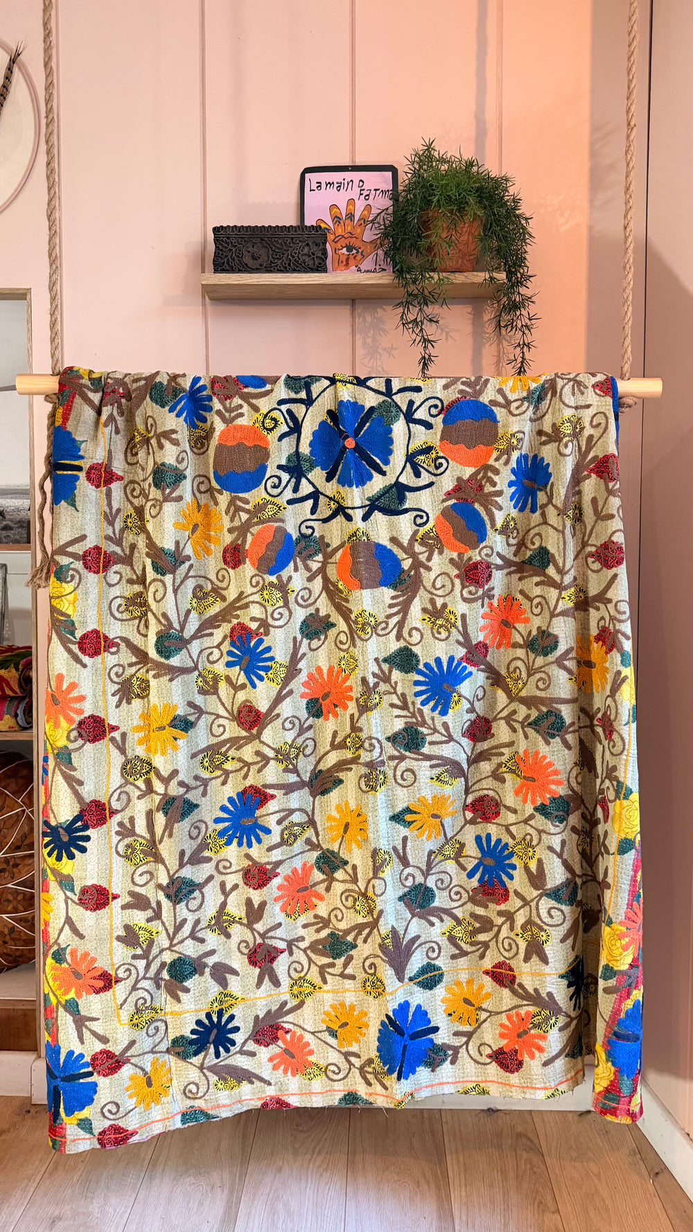 One-of-a-Kind Wanderlust Kantha #9