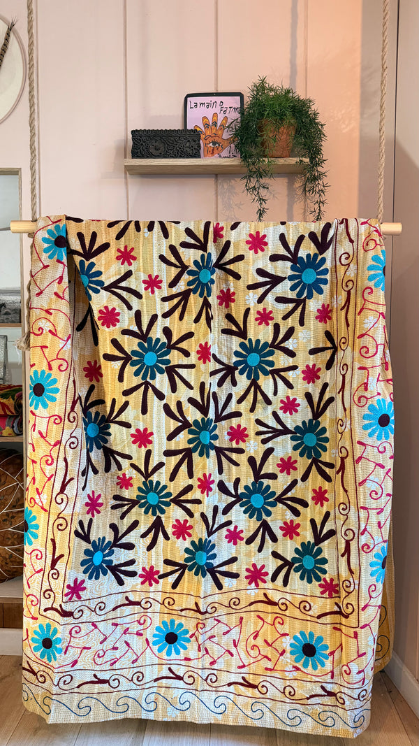 One-of-a-Kind Wanderlust Kantha #10