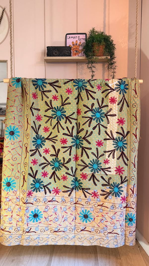 One-of-a-Kind Wanderlust Kantha #10