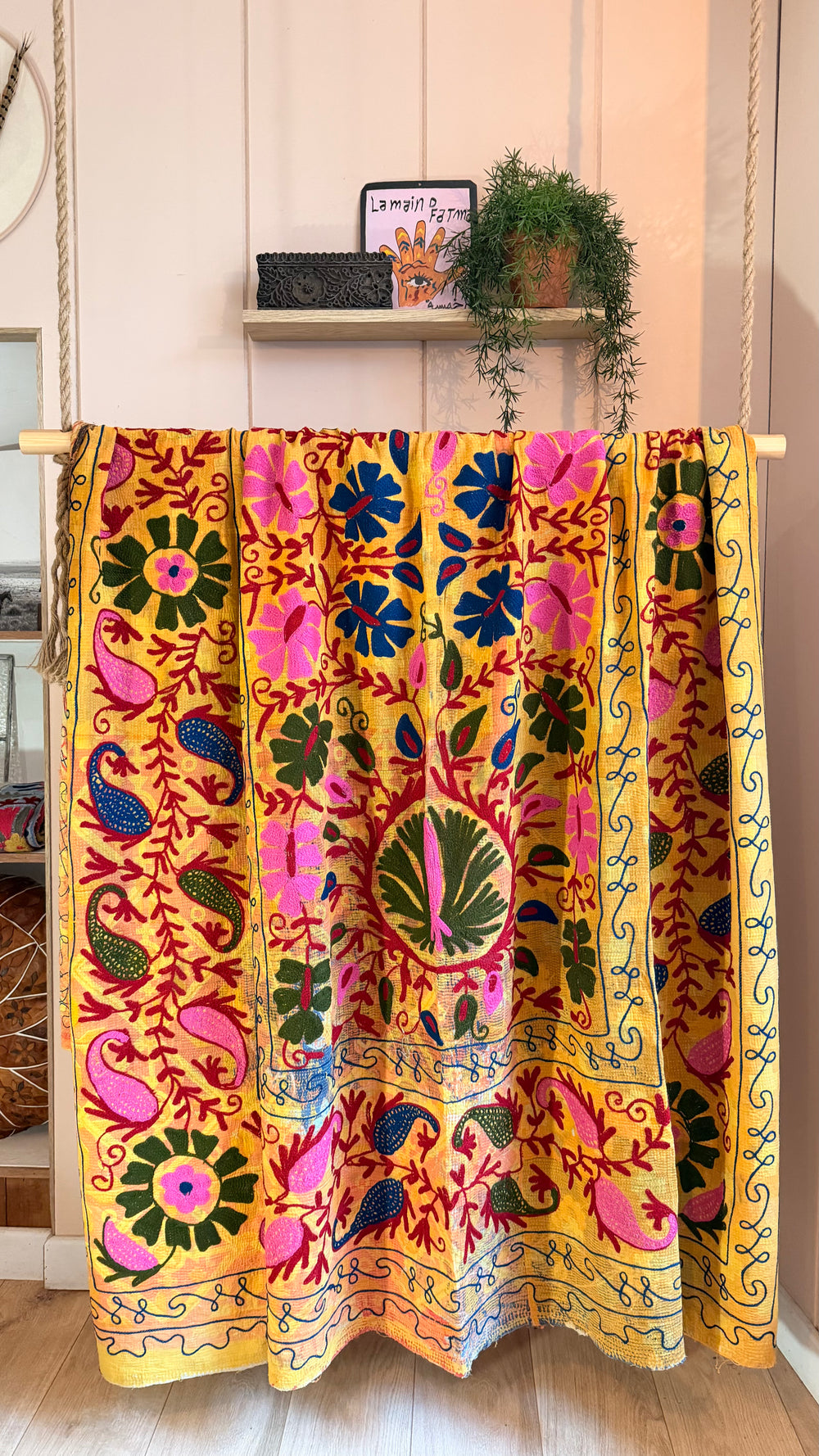 One-of-a-Kind Wanderlust Kantha #14