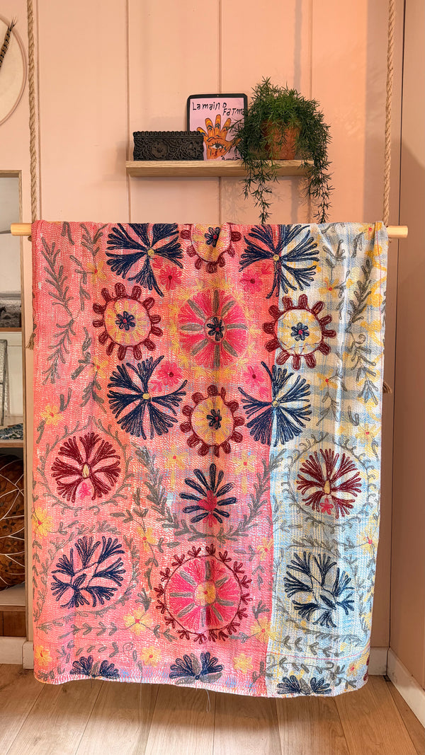 One-of-a-Kind Wanderlust Kantha #15