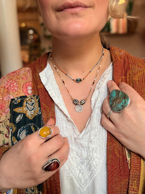Hammered Coin Necklace