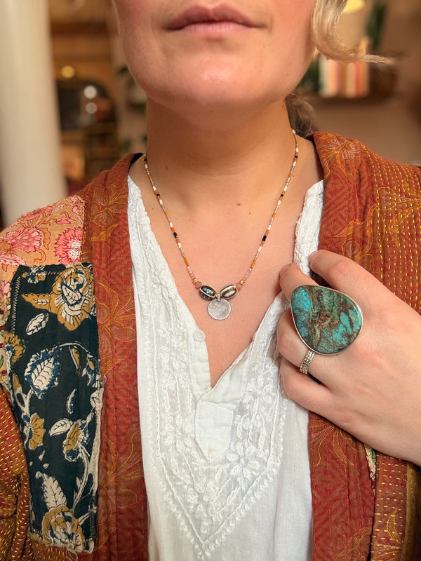 Hammered Coin Necklace