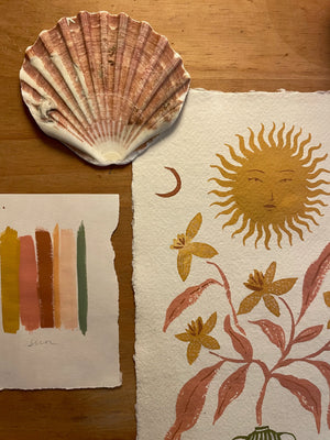 Daffodil Sun Art Print