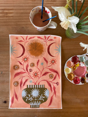 Pink Vase of Sunshine Art Print