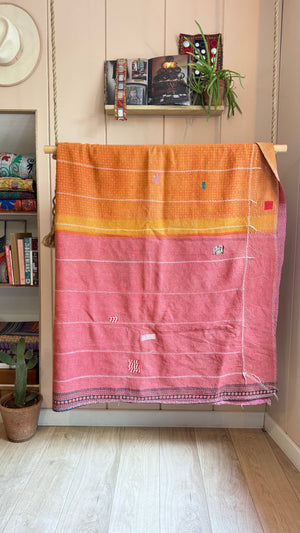 One-of-a-Kind Kantha Quilt #4