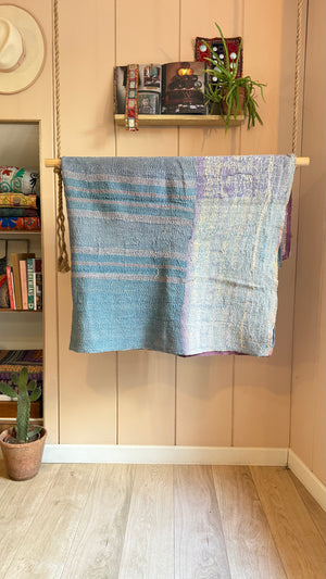 One-of-a-Kind Kantha Quilt #16