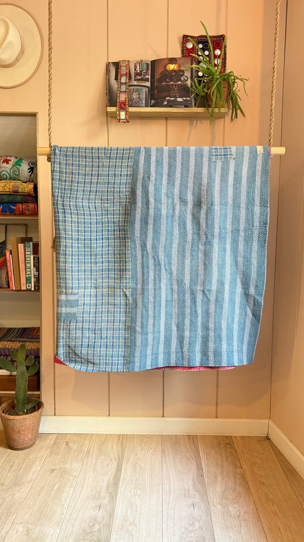 One-of-a-Kind Kantha Quilt #9