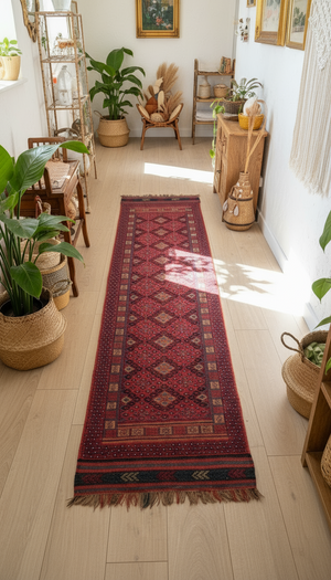 The Laila -Afghan Runner Rug
