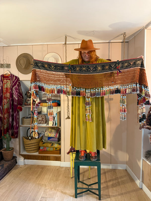 Rare Antique Tent Decoration