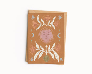 Marigold Sunshine Art Card