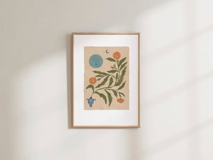 Marigold Moon Art Print