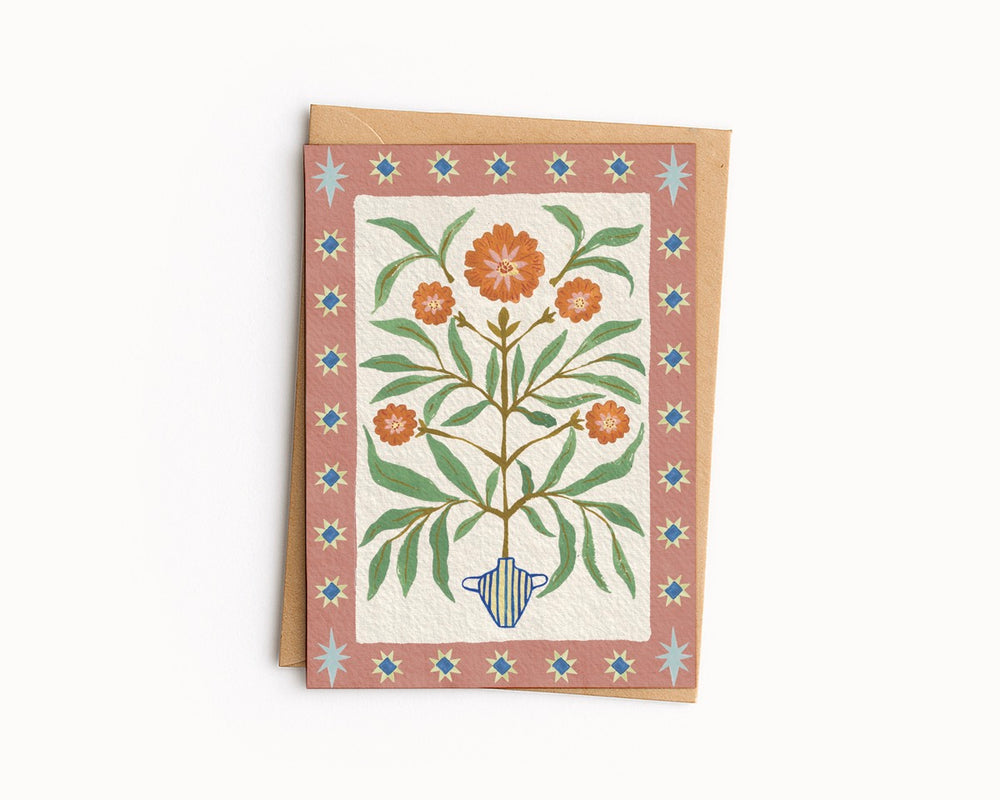 Starlit Marigold Art Card