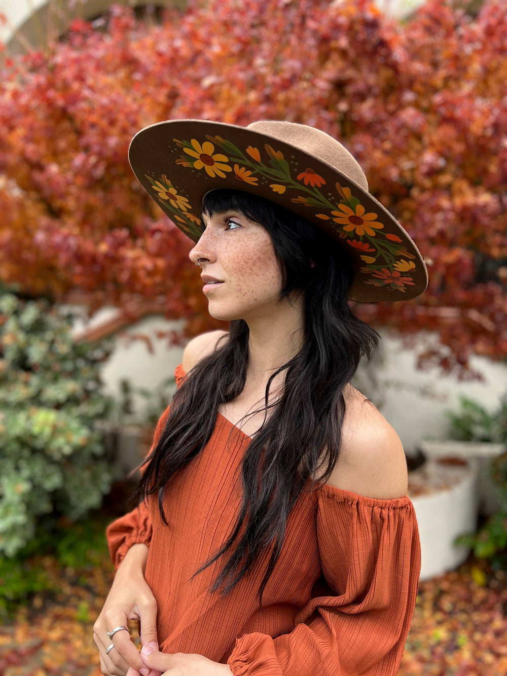 The Ruby Quinn (rancher hat, unique hat): 57 (S/M)